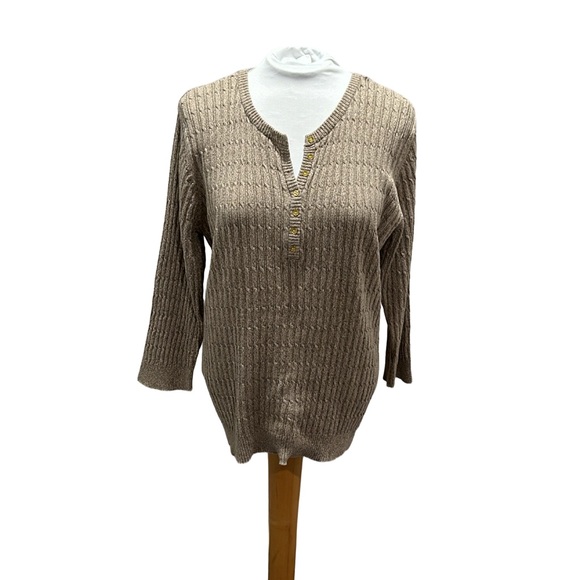 Karen Scott Pullover Sweater Top - Picture 1 of 4
